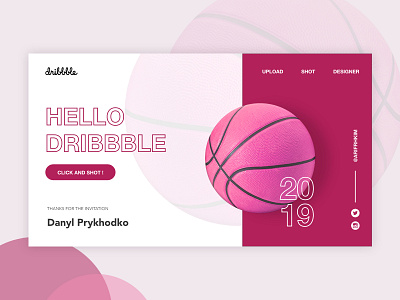 Dribbble Debut Shot