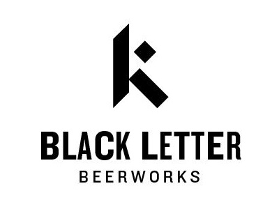 Black Letter Beerworks beer black black letter identity logo