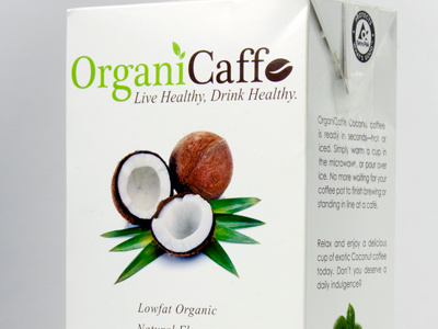 Organicaffe Coffee package design