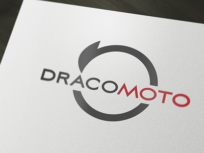 Dracomoto identity design logo design