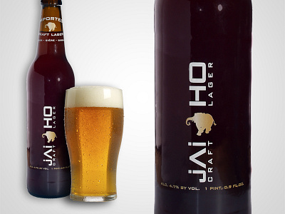 Jai Ho Beer branding identity logo package design