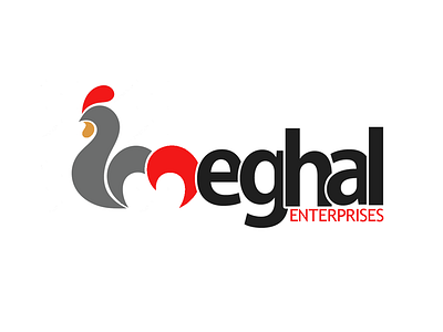 Dribble Meghal brandings creative designerpandey logo meghal poultry