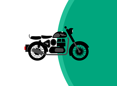 Royal Enfield classic art artist bike classic 350 creative designer designerpandey illustration royal enfield