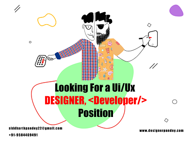 Looking for a wonderful! Job Next artist creative designer designerpandey userdesigner