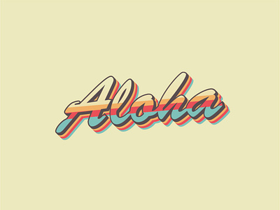 Retro Striped Text Effect ai illustrator