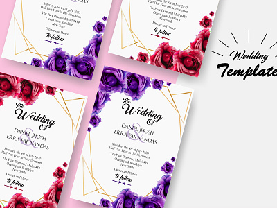 Wedding Template Mockup Free Download