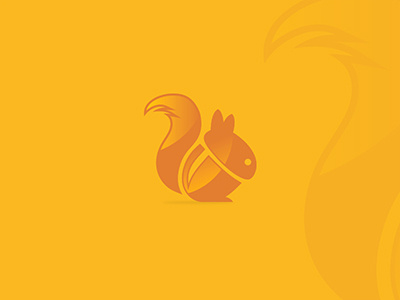 Nut Squirrel Logo animal company nut. concept service squirrel
