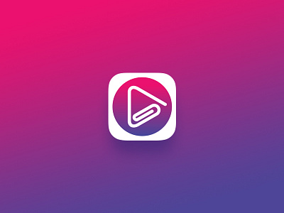 Videoclip iOS app icon app clip ios media play video