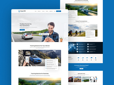 Rover360 GPS Tracker Landing Page