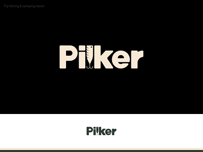 Pilker logo branding design interface logo logo design mobile ux web