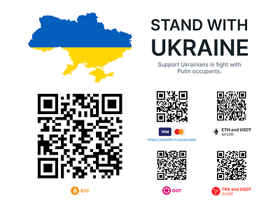 Stop war in Ukraine, Help us, Please! crypto donate donation help russia support ukraine war