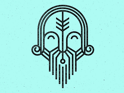 Willy beards face man monoline vector willy