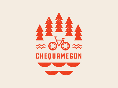 Chequamegon T Graphic bike chequamegon graphic mountainbike mtb race t shirt trails trees water