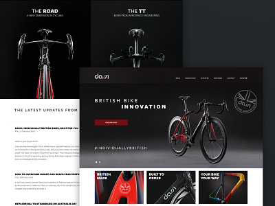 Home of the new British icon - Dassi Bikes bike bikes british cycling dassi home luxury rwd ui ux web design website
