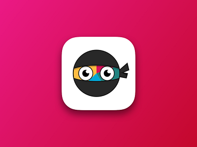 NinjaPoll app appicon emblem icon identity ios launcher mark