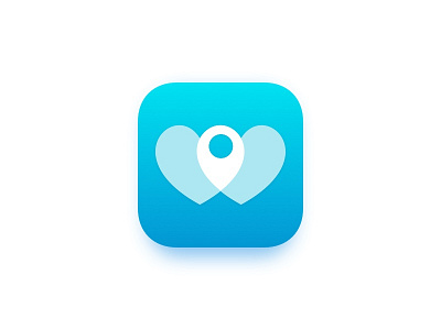 Love Locator app app icon app store brand emblem heart icon ios iphone location love symbol