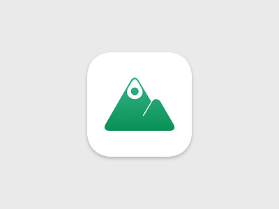 🗺 + 🗻 app app icon application brand design emblem icon identity ios ios icon location navigation