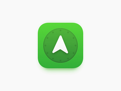 Route Timer app app icon application brand colors design emblem gradient icon identity ios ios icon