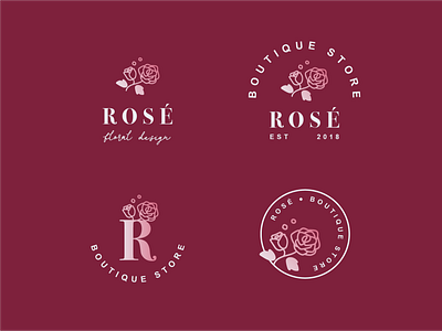 Rose' - Logo branding design icon identity illustration illustrator logo typography vector