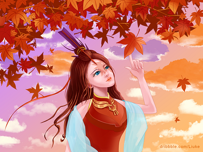 Girls and Maple Leaves