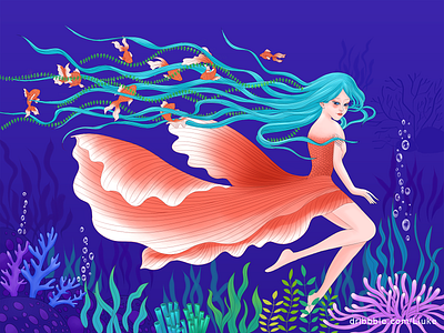 Goldfish Girl illustration