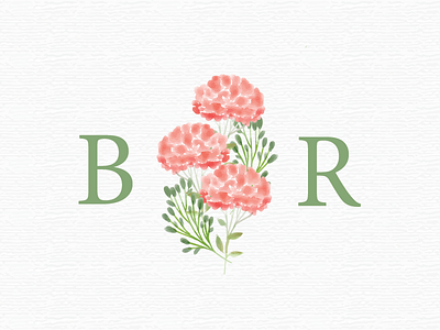 B + R Florist Logo