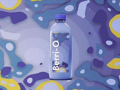 Bottle Mockup Blueberry