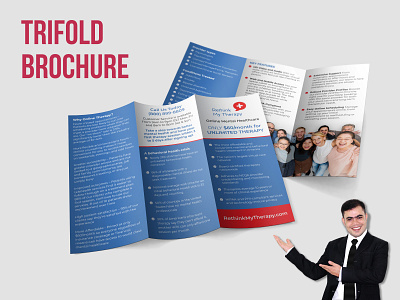 Rethink Therapy Trifold Brochure Design trifold brochure