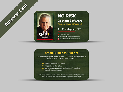 Professional Business Card Design personal card