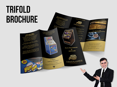 Business Trifold Brochure Design trifold brochure