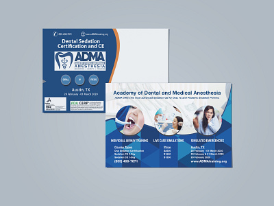 Dental Postcard Design stylish