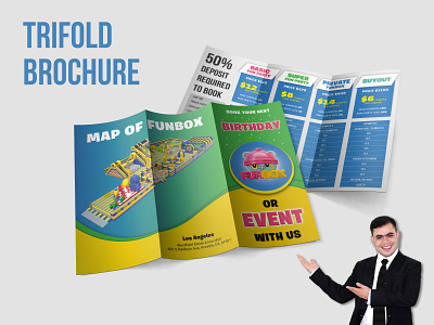 Birthday Trifold Brochure Design