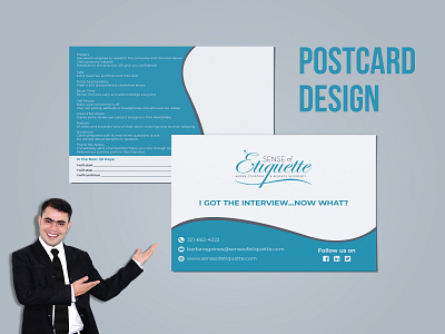 Professional Postcard Design stylish