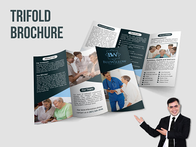 Health and Wellness Trifold Brochure Design trifold brochure