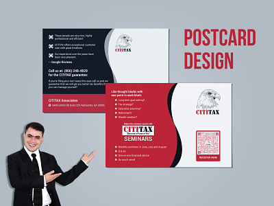 Professional Postcard Design stylish