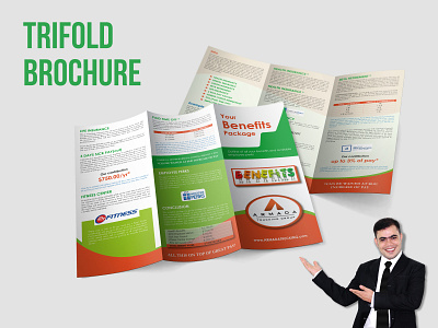 Life Insurance Trifold Brochure Design trifold brochure