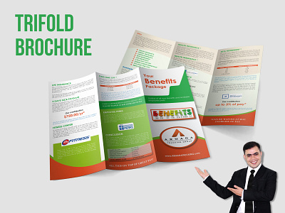 Life Insurance Trifold Brochure Design