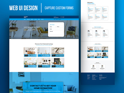 Capture Custom Forms Web UI Template Design