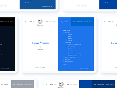 Wikipedia Redesign V2. app color colour dailyui design dribbble dribbble invite invite invite card logo redesign typography ui ux website wikipedia