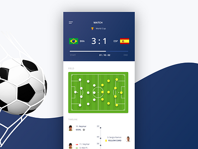 Live Score app chat christmas color colour dailyui design football illustration soccer soccer app ui ux