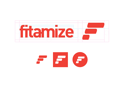 Fitamize Logo app branding logo