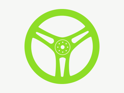 Wheel…of…fortune? illustration minimal steering wheel