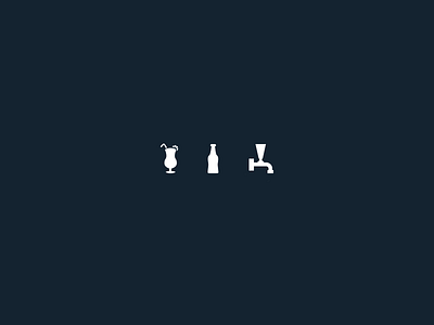 Boozy beer cocktail icons tap