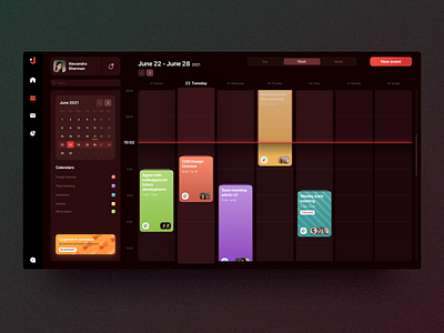 📅 Calendar App Concept