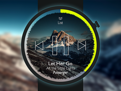 The Watch_Music android ios music play smart time ui watch