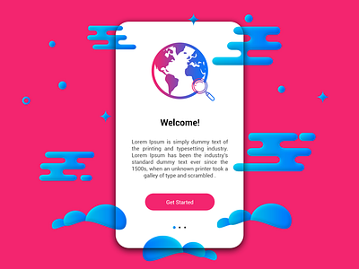 Mobile App Splash Screen Design ios screen design splash screen ui ux