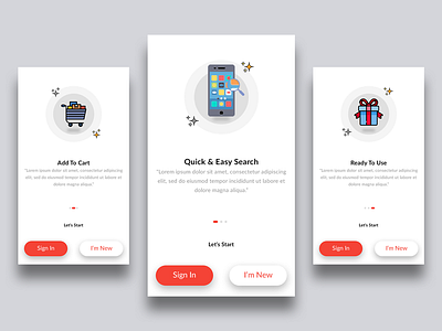 WALKTHROUGH app branding ecommerce graphics shopping tutorials ui ux walkthrough