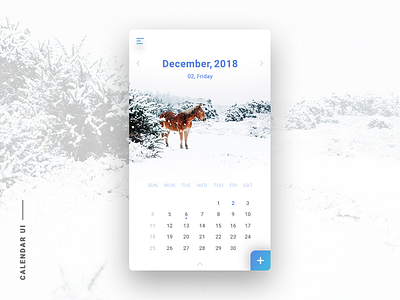 Calendar Ui calendar cards date gradient interaction interface ios mobile tasks ui ux