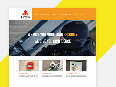 Firefly Home Page Design design landing page modern pest control ui