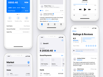 Fragments iOS Wireframe Kit 3.0